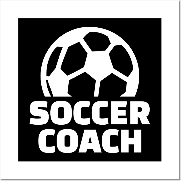 Soccer coach Wall Art by Designzz